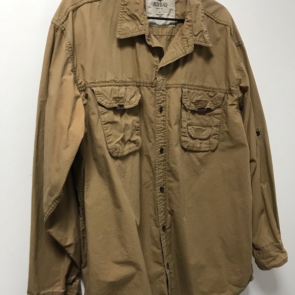 Nice Stylish Camel Button Down Shirt! - Picture 13 of 14